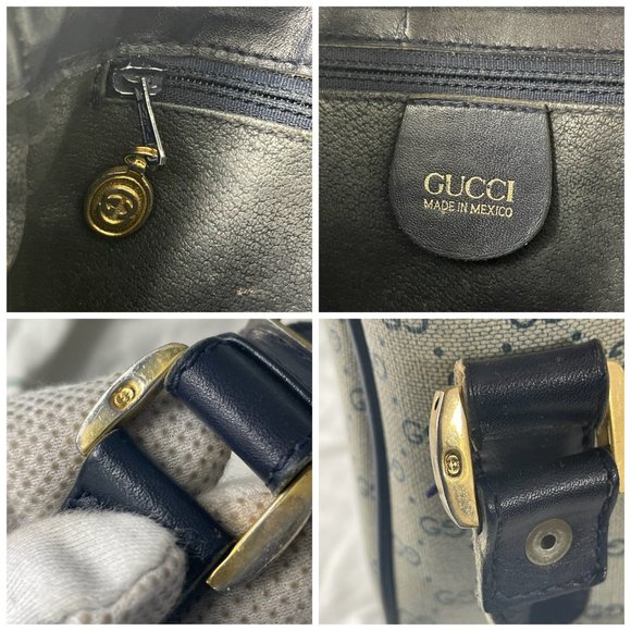 100% Authentic Gucci 1960's Micro GG Monogram Crossbody Bag - Picture 12 of 15